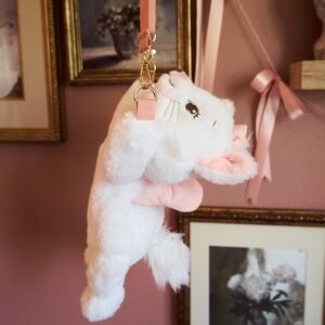 NWT Disney Store Japan Aristocats Marie Plush Purse